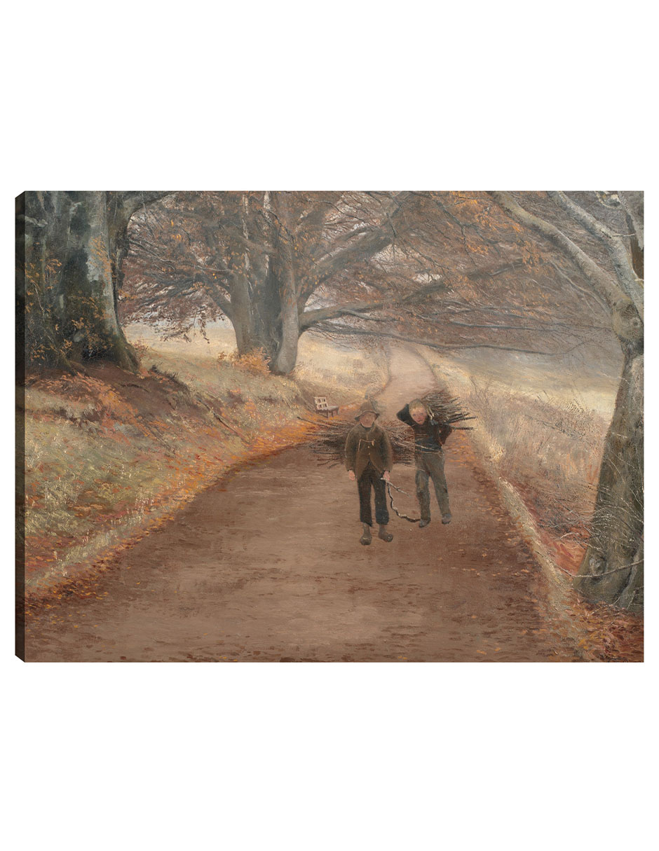 Foto 2 pulgar | Cuadro Decorativo - Sendero Cerca De Herlufsholm, Zelanda (1890)- Laurits Andersen Ring - 46x61 - Impresión En Lien