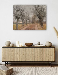Foto 5 | Cuadro Decorativo - Un Camino Cerca De Vinderød, Zelanda (1898)- Laurits Andersen Ring - 28x36 - Impresión En Lienz