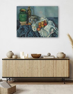 Foto 5 | Cuadro Decorativo - Naturaleza Muerta Con Manzanas (1893-1894)- Paul Cézanne - 77x102 - Impresión En Lienzo - Fatj