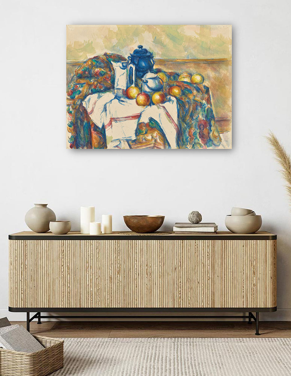 Foto 5 | Cuadro Decorativo - Naturaleza Muerta Con Olla Azul (alrededor De 1900-1906)- Paul Cézanne - 46x61 - Impresión