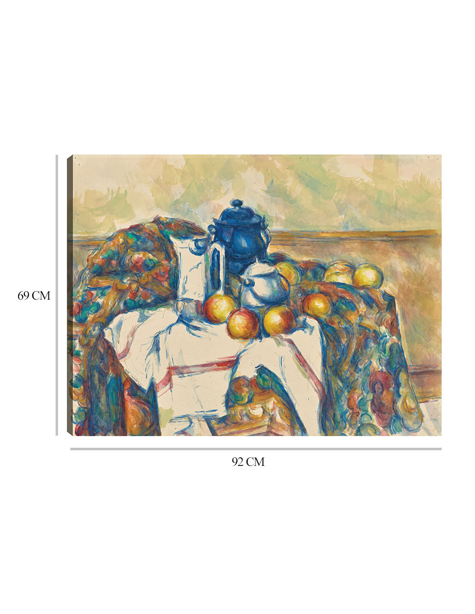 Foto 6 | Cuadro Decorativo - Naturaleza Muerta Con Olla Azul (alrededor De 1900-1906)- Paul Cézanne - 69x92 - Impresión
