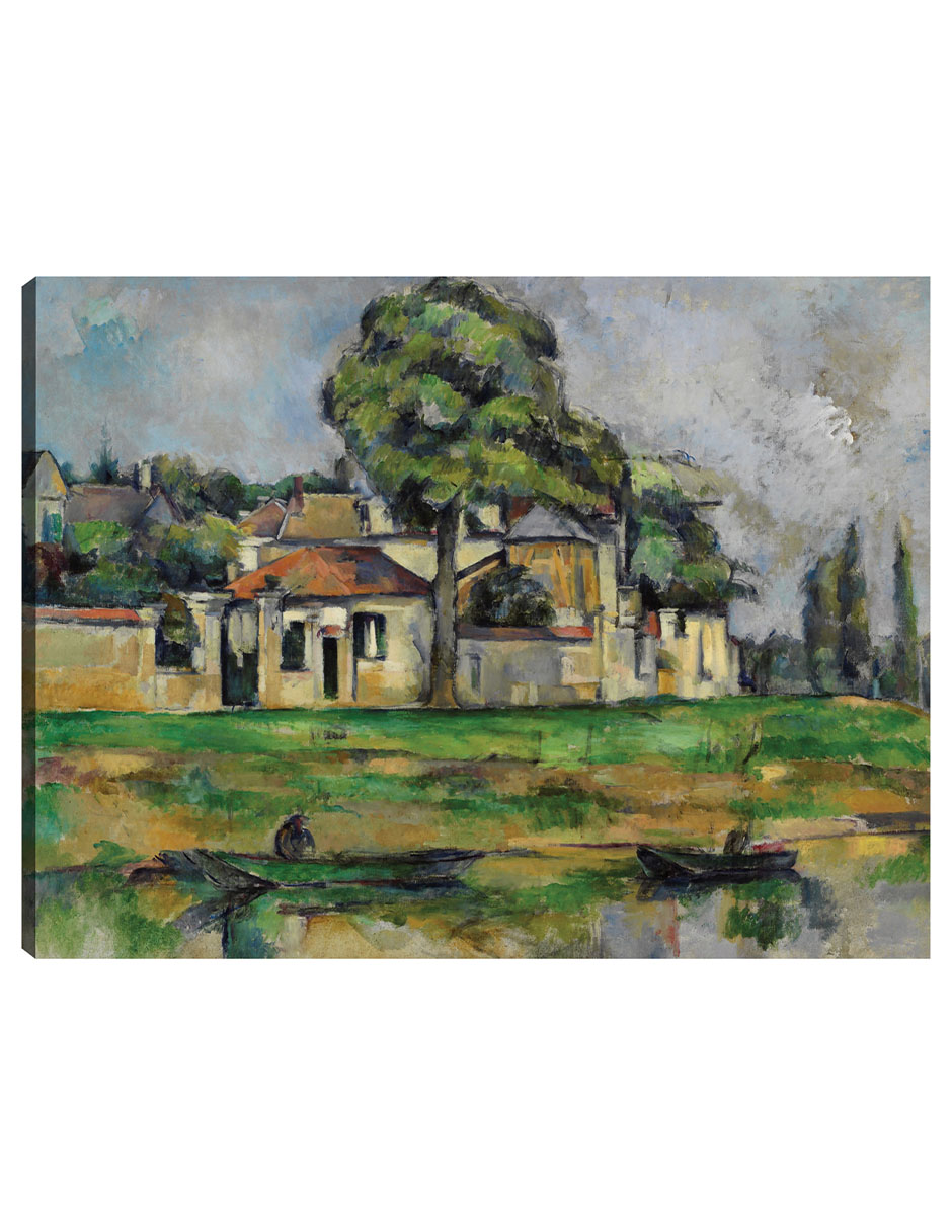 Foto 2 pulgar | Cuadro Decorativo - Orillas Del Marne (hacia 1888)- Paul Cézanne - Fotografía - 69x92 - Impresión En Lienzo - Fine A