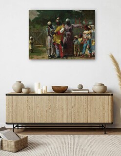 Foto 5 | Cuadro Decorativo - Vestirse Para El Carnaval (1877)- Winslow Homer - Fotografía - 69x92 - Impresión En Lienzo - F