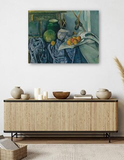 Foto 5 | Cuadro Decorativo - Naturaleza Muerta Con Tarro De Jengibre Y Berenjenas - Paul Cézanne - 46x61 - Impresión En Lie