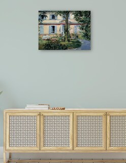 Foto 4 | Cuadro Decorativo - La Casa De Rueil (1882)- Edouard Manet - Fotografía - 28x36 - Impresión En Lienzo - Fine Art Tj