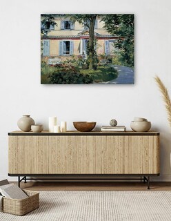 Foto 5 | Cuadro Decorativo - La Casa De Rueil (1882)- Edouard Manet - Fotografía - 28x36 - Impresión En Lienzo - Fine Art Tj