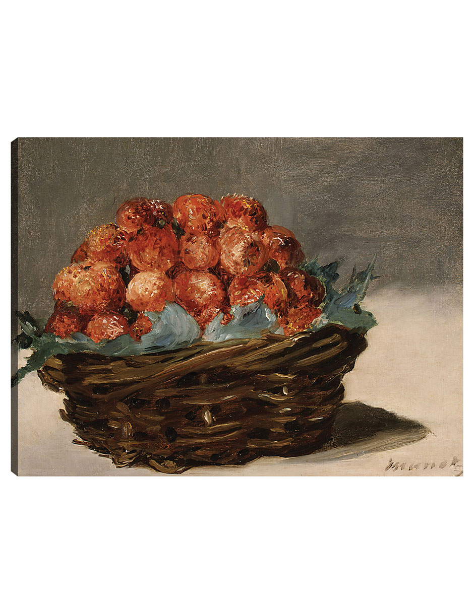 Foto 2 pulgar | Cuadro Decorativo - Fresas (hacia 1882)- Edouard Manet - Fotografía - 46x61 - Impresión En Lienzo - Fine Art Tj