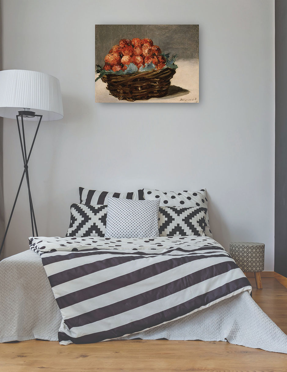 Foto 4 pulgar | Cuadro Decorativo - Fresas (hacia 1882)- Edouard Manet - Fotografía - 46x61 - Impresión En Lienzo - Fine Art Tj