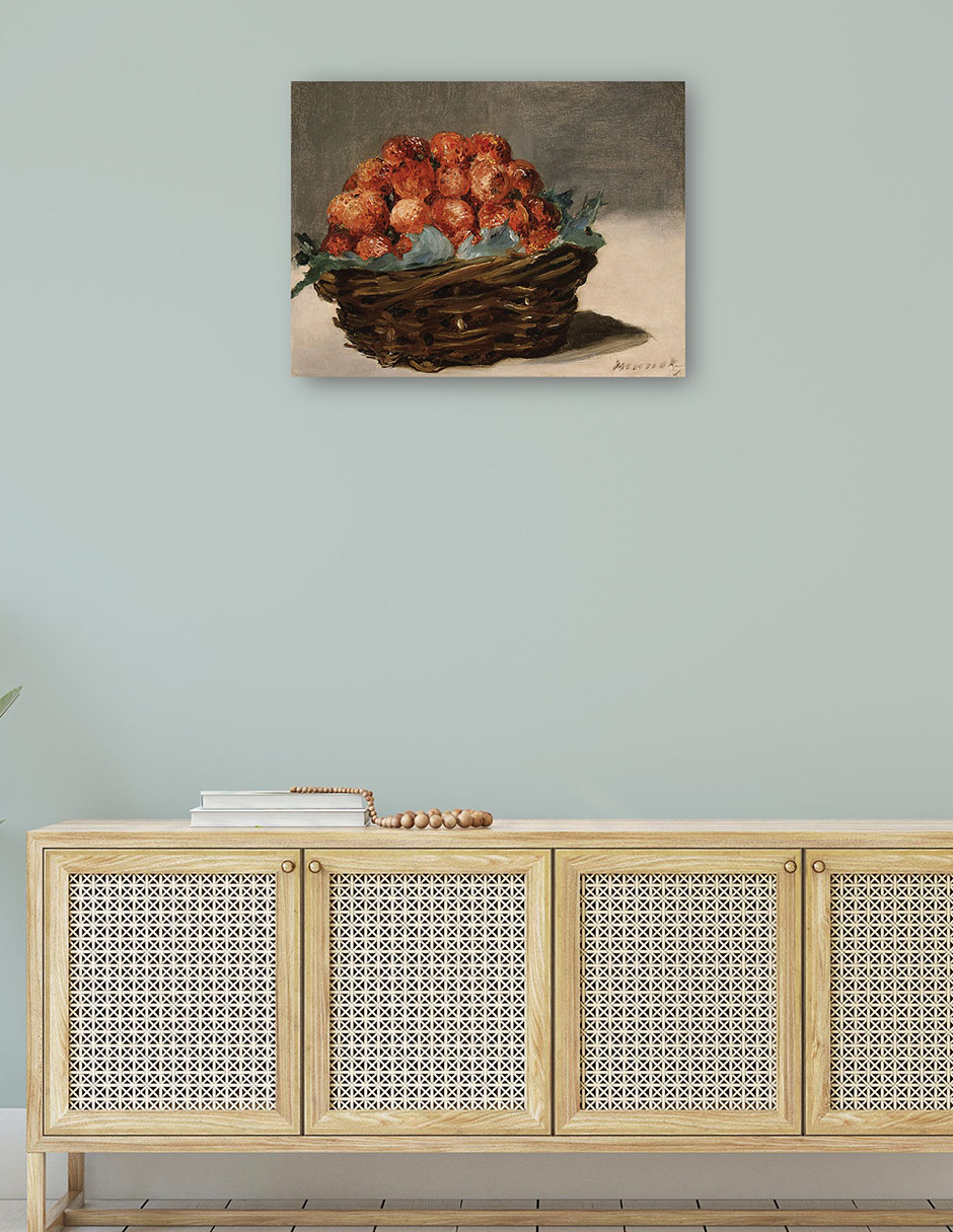Foto 5 pulgar | Cuadro Decorativo - Fresas (hacia 1882)- Edouard Manet - Fotografía - 46x61 - Impresión En Lienzo - Fine Art Tj