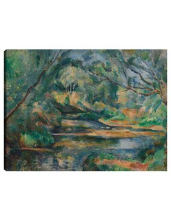 Foto 1 | Cuadro Decorativo - El Arroyo (c. 1895-1900)- Paul Cézanne - Fotografía - 107x143 - Impresión En Lienzo - Fine Art Tj