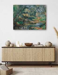 Foto 5 | Cuadro Decorativo - El Arroyo (c. 1895-1900)- Paul Cézanne - Fotografía - 107x143 - Impresión En Lienzo - Fine Art Tj