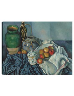 Foto 1 | Cuadro Decorativo - Naturaleza Muerta Con Manzanas (1893-1894)- Paul Cézanne - 46x61 - Impresión En Lienzo - Fatj