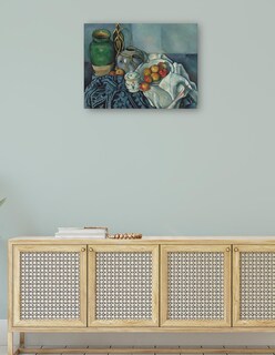 Foto 4 | Cuadro Decorativo - Naturaleza Muerta Con Manzanas (1893-1894)- Paul Cézanne - 46x61 - Impresión En Lienzo - Fatj