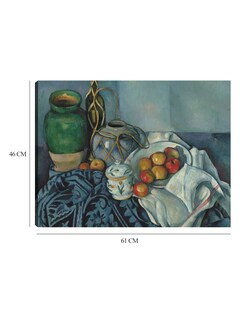 Foto 6 | Cuadro Decorativo - Naturaleza Muerta Con Manzanas (1893-1894)- Paul Cézanne - 46x61 - Impresión En Lienzo - Fatj