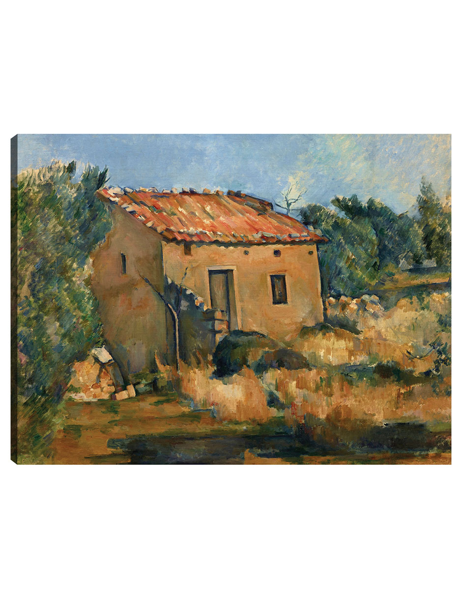 Foto 2 pulgar | Cuadro Decorativo - Casa Abandonada Cerca De Aix-en-provence (1885-1887)- Paul Cézanne - 77x102 - Impresión En Lie