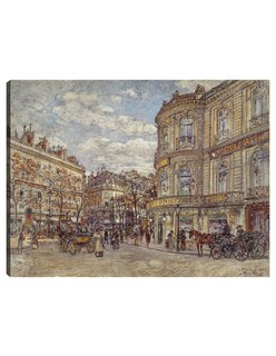 Foto 1 | Cuadro Decorativo - El Pabellón De Hannover, Rue Louis-le-grand (1902)- Frédéric Houbron - 28x36 - Impresión En