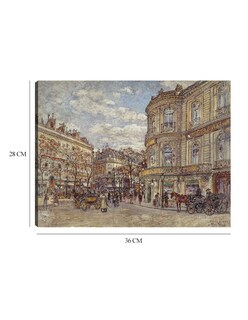 Foto 6 | Cuadro Decorativo - El Pabellón De Hannover, Rue Louis-le-grand (1902)- Frédéric Houbron - 28x36 - Impresión En