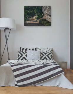 Foto 3 | Cuadro Decorativo - Paisaje. Camino Con Árboles En Las Montañas Rocosas - Paul Cézanne - 69x92 - Impresión En Lie