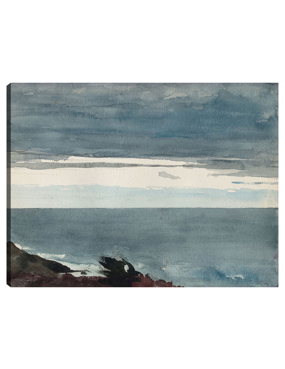 Cuadro Decorativo - El Cuello De Prout, Tarde (1894)- Winslow Homer - Fotografía - 69x92 - Impresión En Lienzo - F