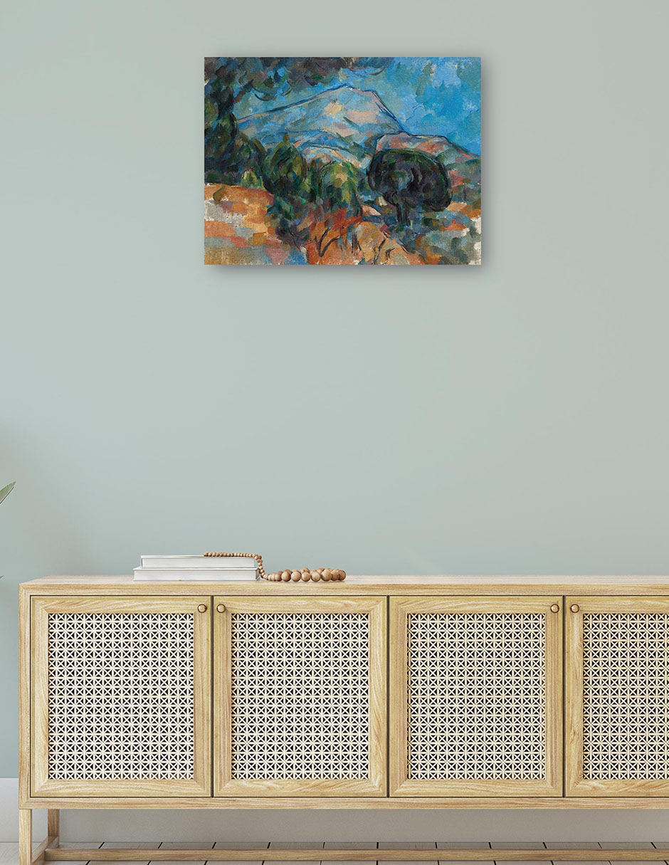 Foto 5 pulgar | Cuadro Decorativo - Monte Santa Victoria (c. 1904)- Paul Cézanne - Fotografía - 28x36 - Impresión En Lienzo - Fine A