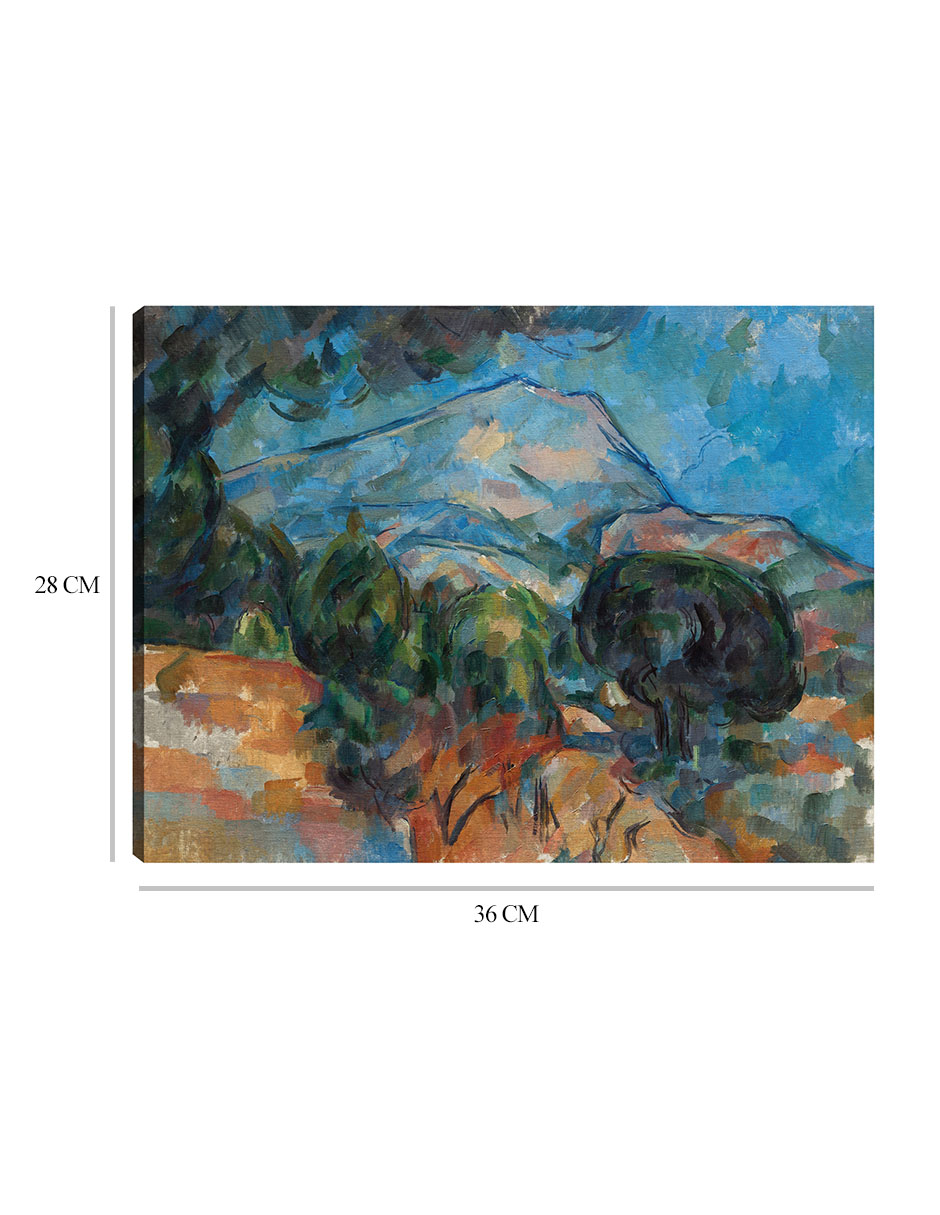 Foto 7 pulgar | Cuadro Decorativo - Monte Santa Victoria (c. 1904)- Paul Cézanne - Fotografía - 28x36 - Impresión En Lienzo - Fine A