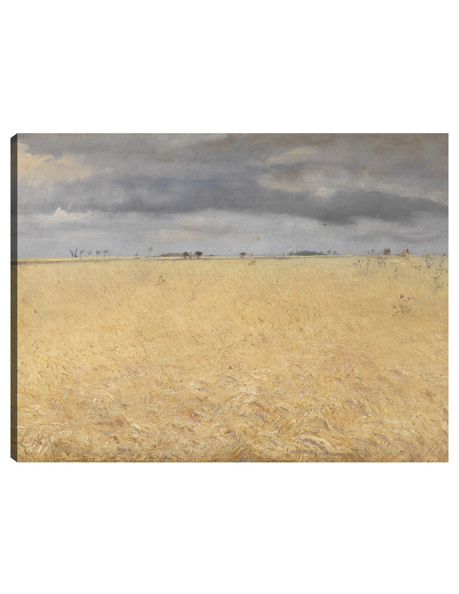 Foto 2 pulgar | Cuadro Decorativo - Un Campo De Centeno Cerca De Ring Village (1887)- Laurits Andersen Ring - 28x36 - Impresión