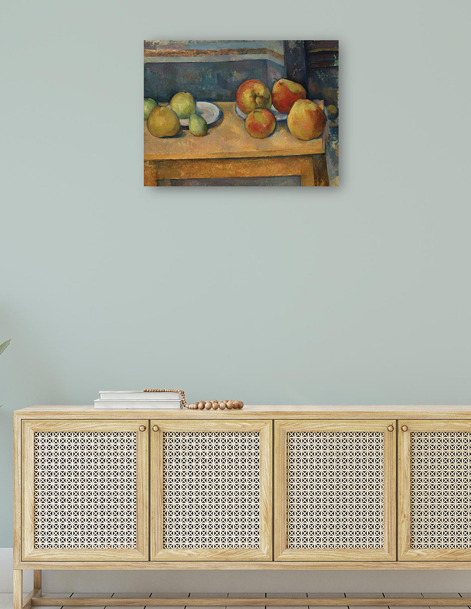 Foto 5 pulgar | Cuadro Decorativo - Naturaleza Muerta Con Manzanas Y Peras (ca. 1891-1892)- Paul Cézanne - 77x102 - Impresión En
