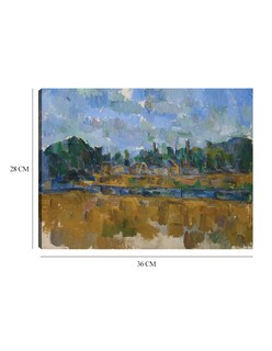 Foto 6 | Cuadro Decorativo - Orillas De Un Río (1904)- Paul Cézanne - Fotografía - 28x36 - Impresión En Lienzo - Fine Art Tj