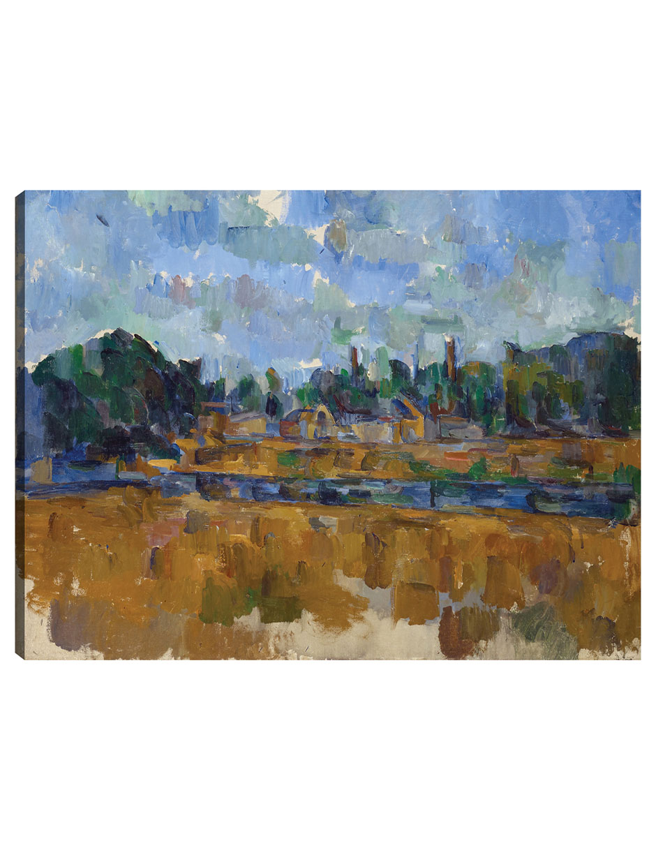 Cuadro Decorativo - Ribera (1904)- Paul Cézanne - Fotografía - 77x102 - Impresión En Lienzo - Fine Art Tj