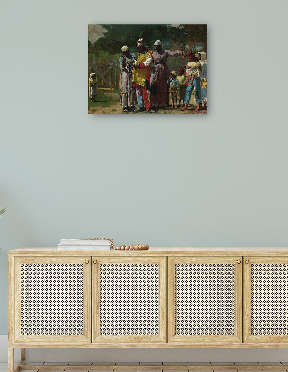 Foto 5 pulgar | Cuadro Decorativo - Vestirse Para El Carnaval (1877)- Winslow Homer - Fotografía - 46x61 - Impresión En Lienzo - F