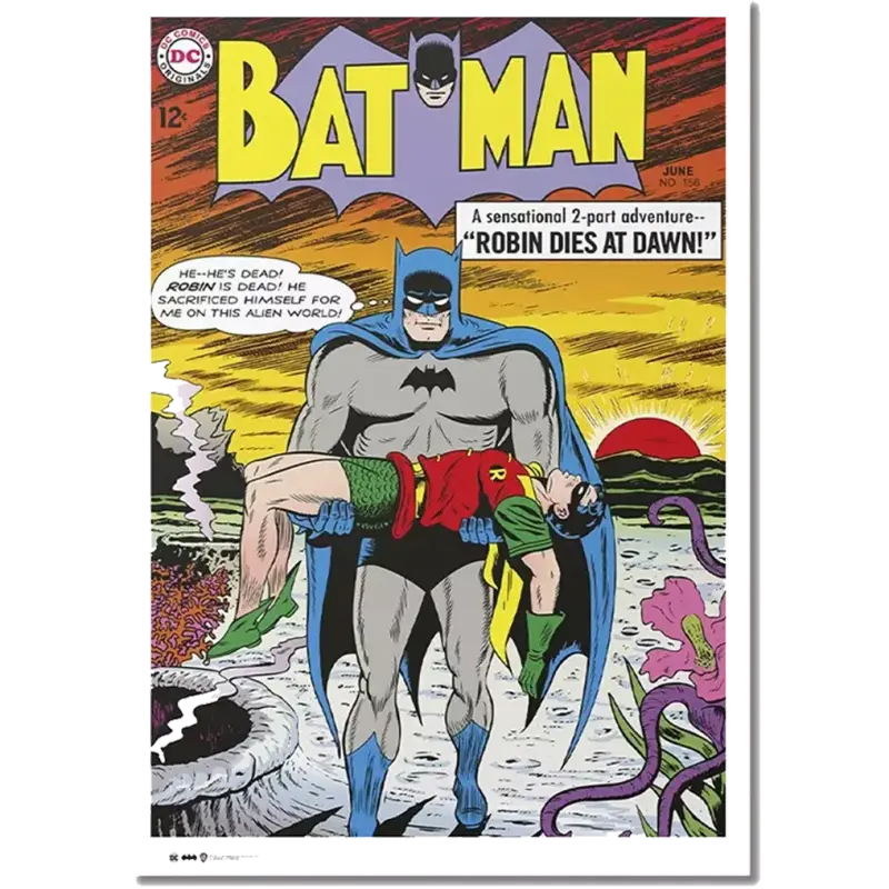 Poster Exclusivo (piezas Limitadas) Portada De Batman Action Comics: Muerte De Robin