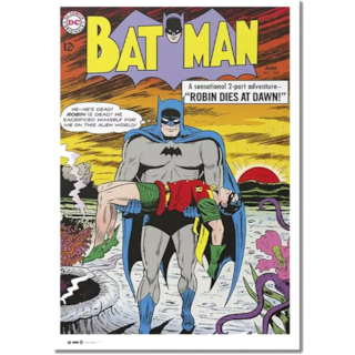 Foto 1 | Poster Exclusivo (piezas Limitadas) Portada De Batman Action Comics: Muerte De Robin