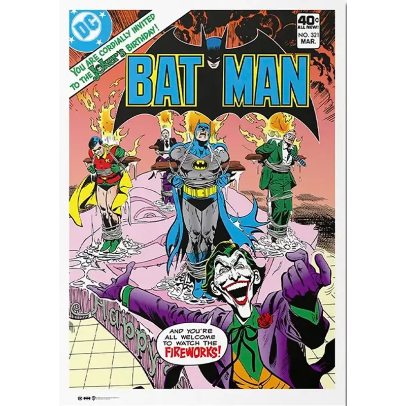 Foto 1 | Poster Exclusivo (piezas Limitadas) Batman:- Capturado Por Guason