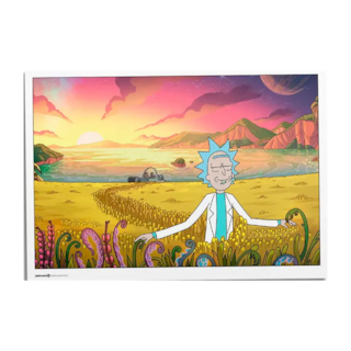 Foto 1 | Poster Exclusivo (piezas Limitadas) Rick & Morty:- Social Distancing
