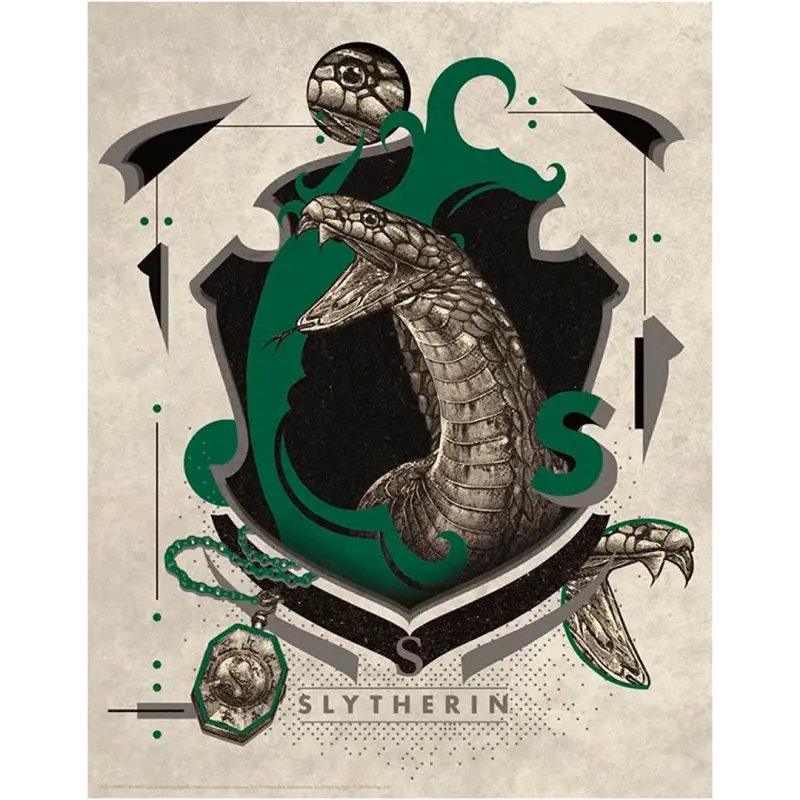 Poster Exclusivo (piezas Limitadas) Harry Potter - Slytherin