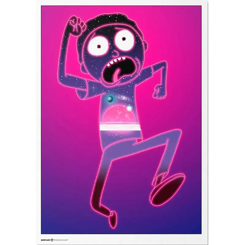 Poster Exclusivo (piezas Limitadas) Rick & Morty:- Morty