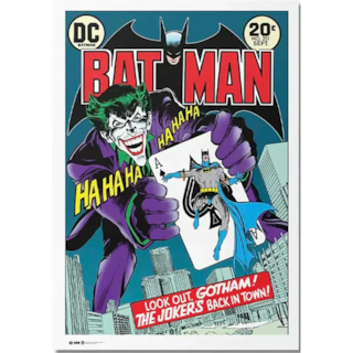 Foto 1 | Poster Exclusivo (piezas Limitadas) Batman:- Guason Vs Batman