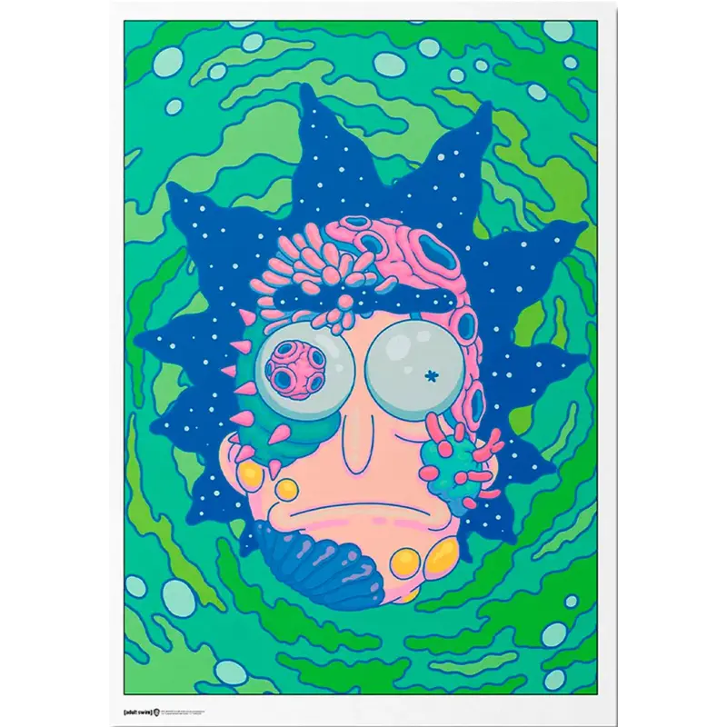 Poster Exclusivo (piezas Limitadas) Rick & Morty - Rick