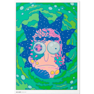 Foto 1 | Poster Exclusivo (piezas Limitadas) Rick & Morty - Rick