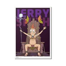 Poster Exclusivo (piezas Limitadas) Rick & Morty:- Jerry Smith