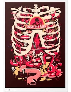 Foto 1 | Poster Exclusivo (piezas Limitadas) Rick & Morty:- Anatomy