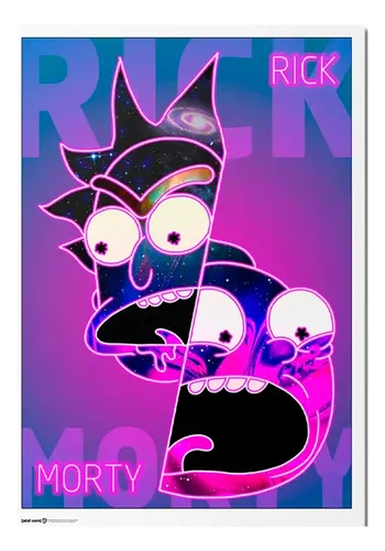 Poster Exclusivo (piezas Limitadas) Rick & Morty:- Face