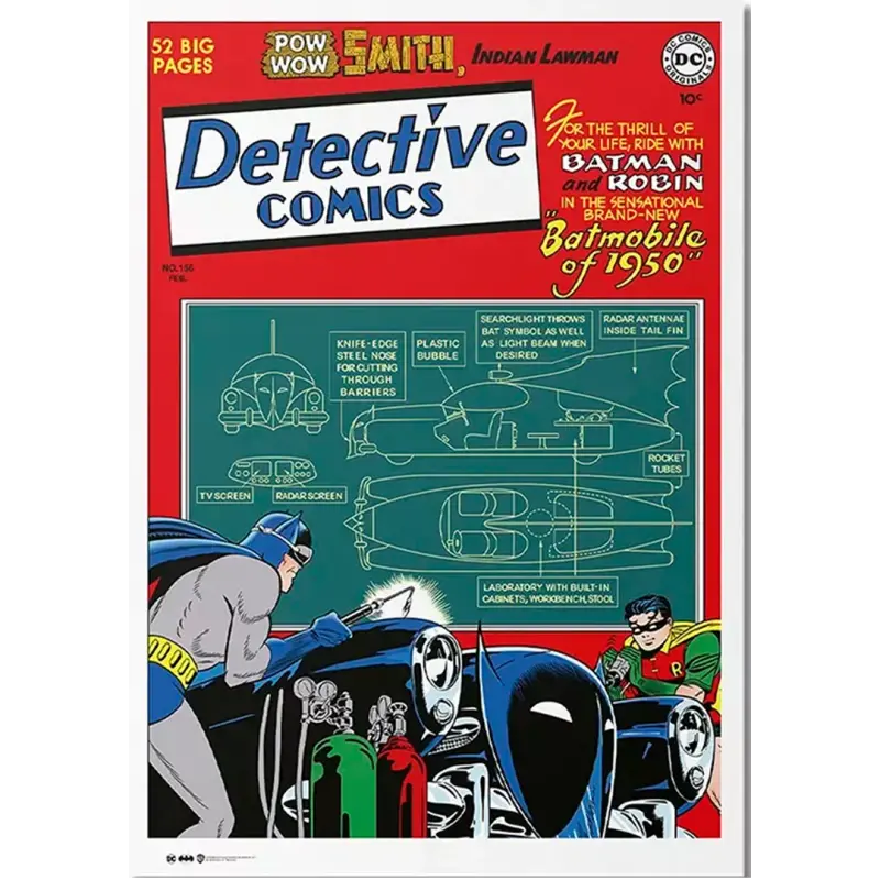 Foto 2 pulgar | Poster Exclusivo (piezas Limitadas) Batman: Detective Comics- Batimovil