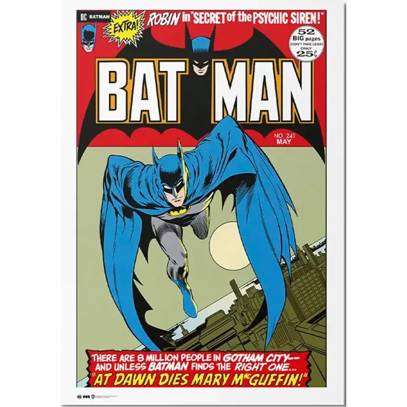 Foto 1 | Poster Exclusivo (piezas Limitadas) Batman:- Batman Saltando
