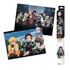 Foto 2 pulgar | Abystyle Demon Slayer - Set De Posters  Serie 2