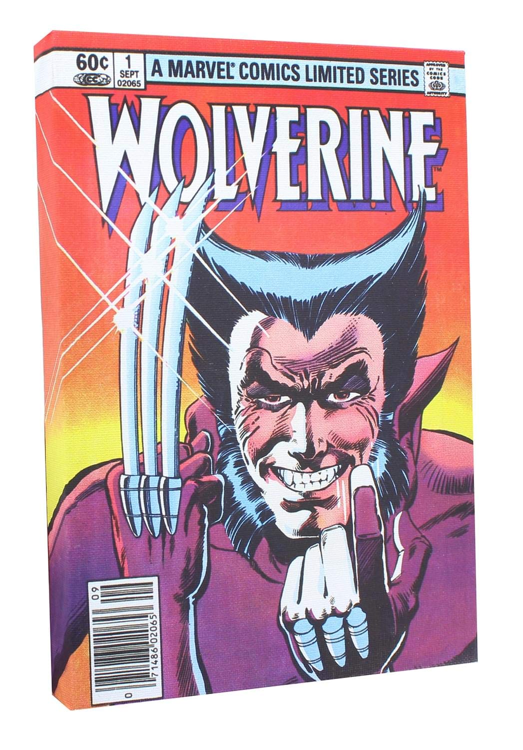 Lienzo Decorativo De Pared Marvel Comic Cover Wolverine #1  23 X 13 Cm - Venta Internacional.