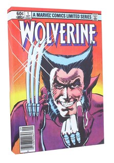Foto 1 | Lienzo Decorativo De Pared Marvel Comic Cover Wolverine #1 23 X 13 Cm - Venta Internacional.