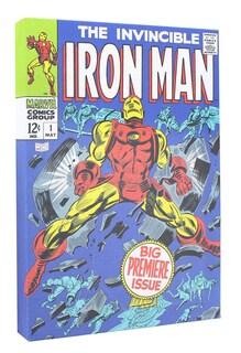 Foto 1 | Lienzo Decorativo Marvel Comic Cover Invincible Iron Man #1 - Venta Internacional.