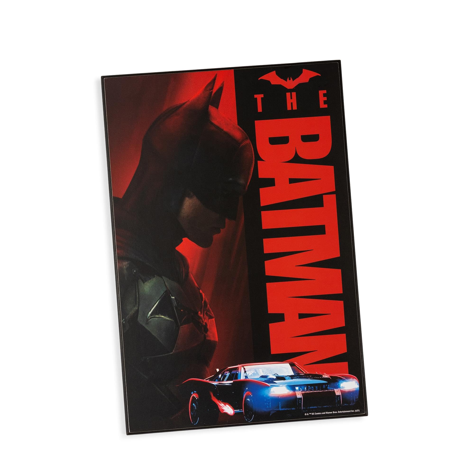 Foto 1 | Decoración Mural Plateada De Buffalo Dc Comics The Batman  33 X 48 Cm - Venta Internacional.
