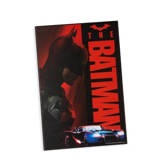 Foto 1 | Decoración Mural Plateada De Buffalo Dc Comics The Batman 33 X 48 Cm - Venta Internacional.